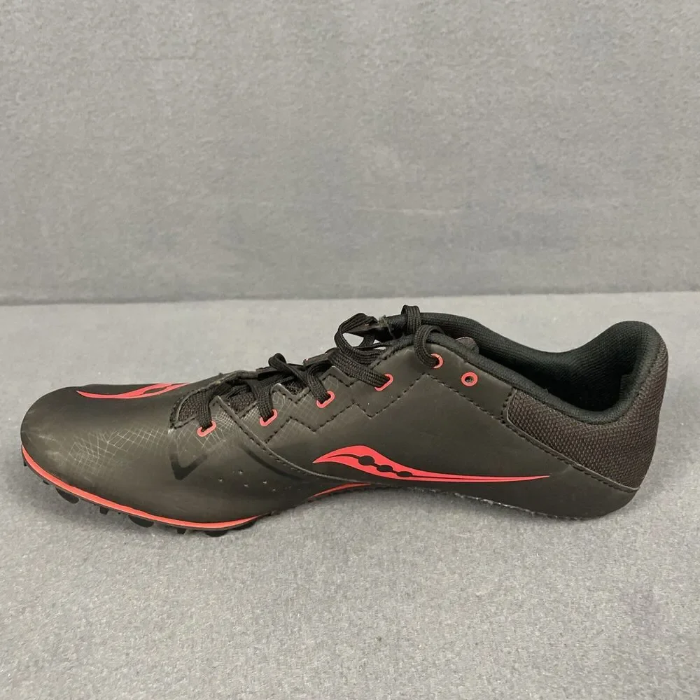 Saucony Mens Track Spike Shoes 10.5 Running Black Track Field Sprinting - Picture 9 of 14